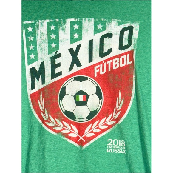 Fifa Other - Mexico Fútbol 2018 FIFA Russia size Medium Soccer distressed print